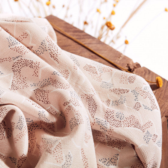 Vera Blush - Viscose fabric with Lenzing™️ EcoVero™️ fibres - Atelier Brunette - 0.5 metre
