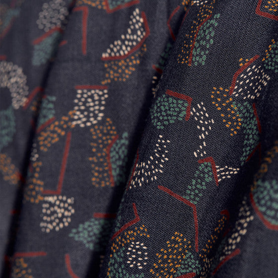 Vera Night - Viscose fabric with Lenzing™️ EcoVero™️ fibres - Atelier Brunette - 0.5 metre