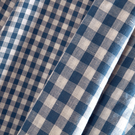 Gingham River Gauze Fabric - Atelier Brunette - Price per 0.5 metre