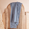 Gingham River Gauze Fabric - Atelier Brunette - Price per 0.5 metre
