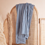 Gingham River Gauze Fabric - Atelier Brunette - Price per 0.5 metre